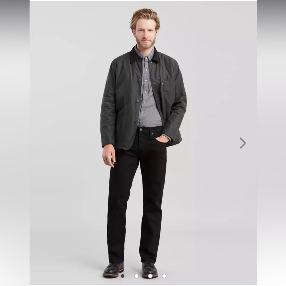 559 Relaxed straight jean- black